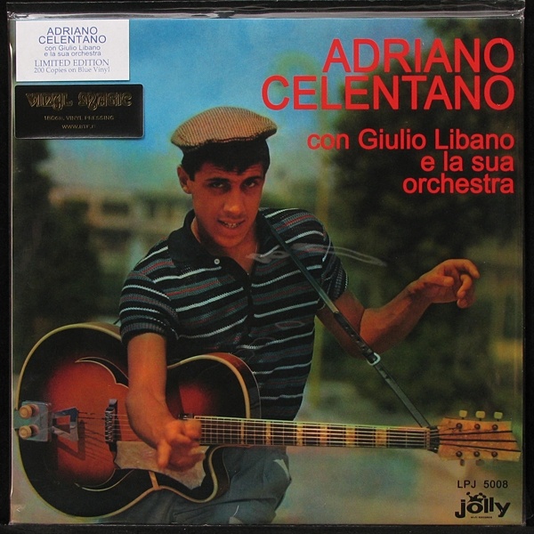LP Adriano Celentano — Il Tuo Bacio E` Come Un Rock (coloured vinyl) фото
